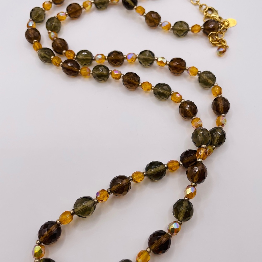 Vintage Joan Rivers Glass Beaded Necklace Classics Collection